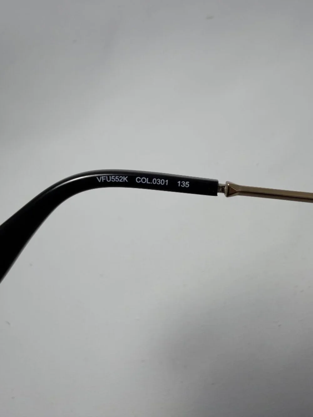 Furla Gold & Black Eyeglasses Frames Only